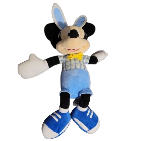Disney Mickey Mouse Easter 19" Plush with Foam Bunny Ears Rabbit Spring Easter - Picture 4 of 11